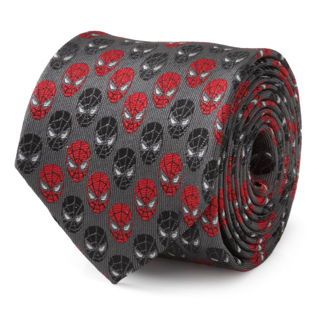 Marvel Spider-Man Chevron Red Black Men's Tie Marvel Ties - Paul Malone.com