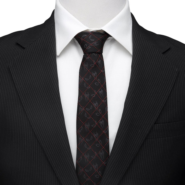 Marvel Spider-Man Eyes Diamond Men's Tie Marvel Ties - Paul Malone.com