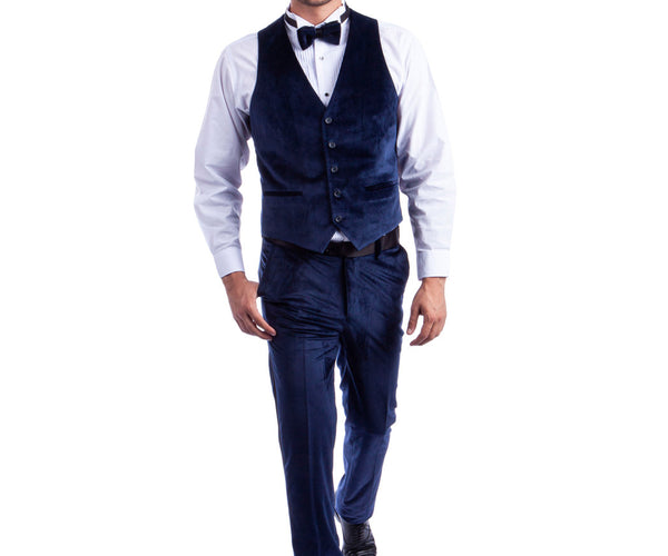 brown dress shoes wingtip Vestito Brown-Navy Blue Men's Wingtip Derby Dress Shoes EU-42 & US-9