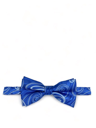 Blue Wild Paisley Design Bow Tie Paul Malone Bow Ties - Paul Malone.com