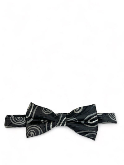 Black Wild Paisley Design Bow Tie Paul Malone Bow Ties - Paul Malone.com