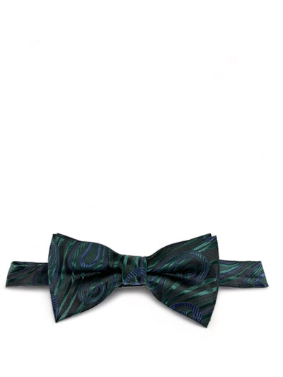 Blue Coral Wild Paisley Design Bow Tie Paul Malone Bow Ties - Paul Malone.com