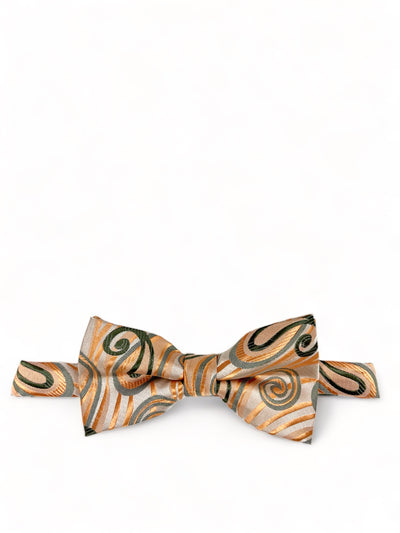 Orange Wild Paisley Design Bow Tie Paul Malone Bow Ties - Paul Malone.com