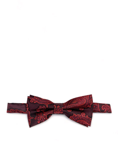 Red Formal Paisley Bow Tie Paul Malone Bow Ties - Paul Malone.com