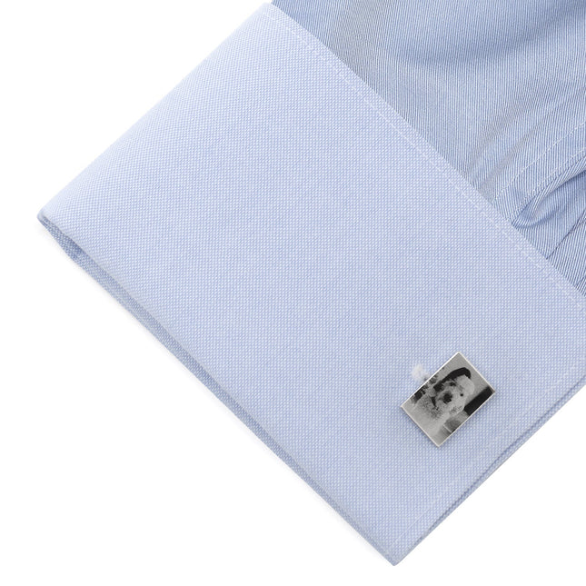 Custom Engraved Block Photo Cufflinks Cufflinks.com Cufflinks - Paul Malone.com