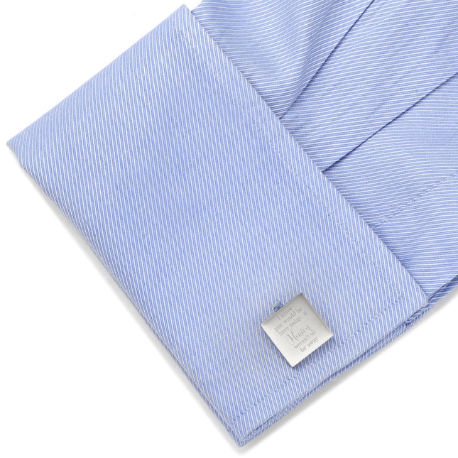 Heaven so far away Custom Photo Engravable Cufflinks Cufflinks.com Cufflinks - Paul Malone.com