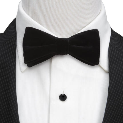 Black Velvet Bow Tie Cufflinks.com Bowtie - Paul Malone.com