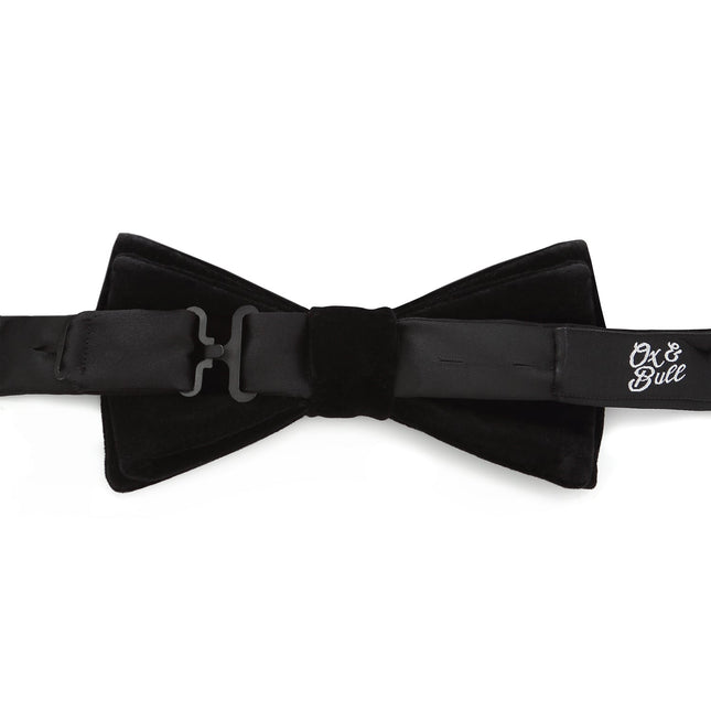 Black Velvet Bow Tie Cufflinks.com Bowtie - Paul Malone.com