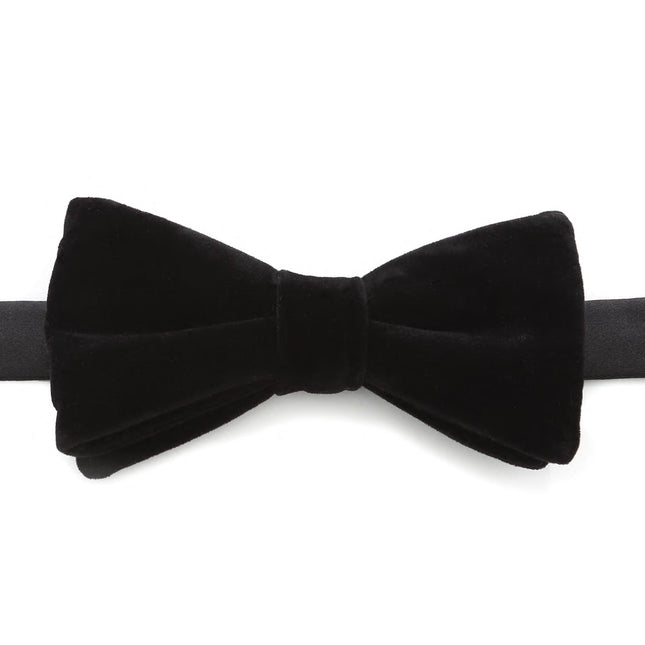 Black Velvet Bow Tie Cufflinks.com Bowtie - Paul Malone.com
