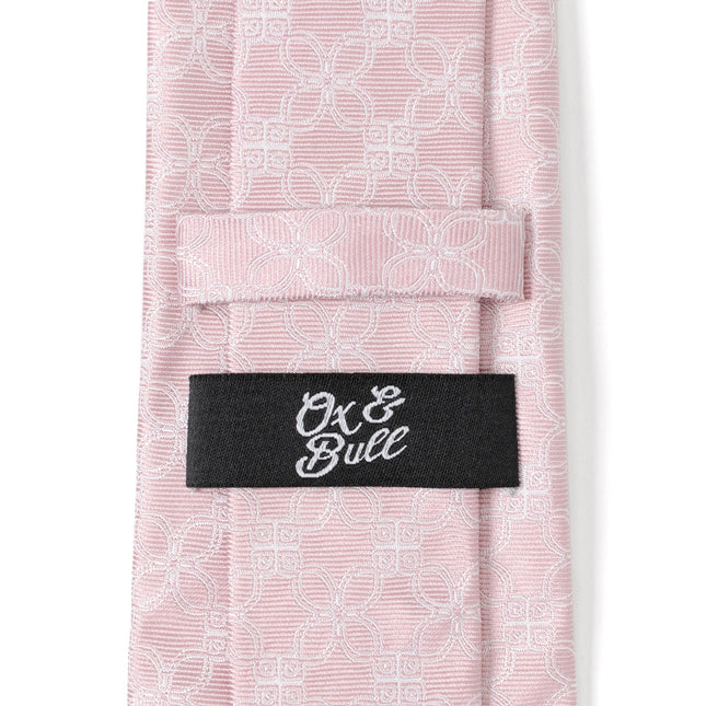 Pink Art Deco Men's Tie Cufflinks.com Tie - Paul Malone.com