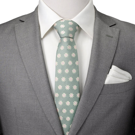 Daisy Soft Green Men's Tie Ox and Bull Trading Co. Ties - Paul Malone.com
