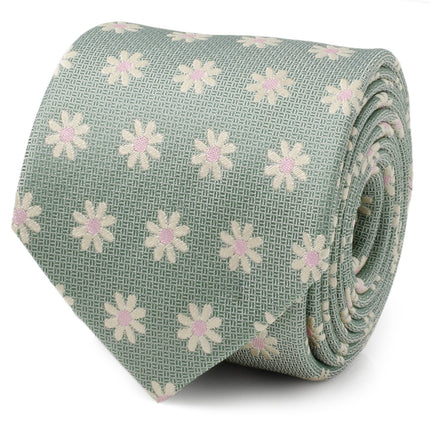 Daisy Soft Green Men's Tie Ox and Bull Trading Co. Ties - Paul Malone.com