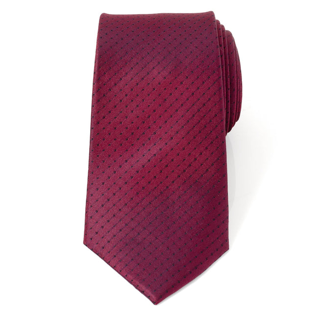 Red Pin Dot Men's Tie Ox and Bull Trading Co. Ties - Paul Malone.com