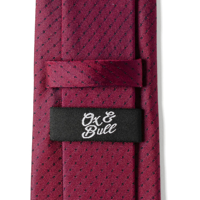 Red Pin Dot Men's Tie Ox and Bull Trading Co. Ties - Paul Malone.com