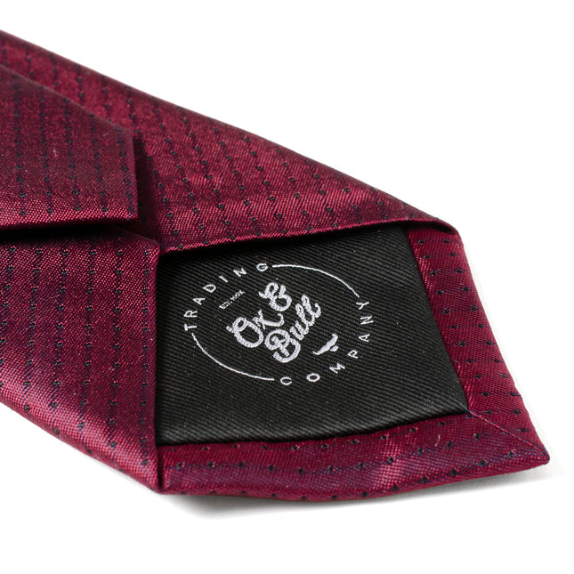 Red Pin Dot Men's Tie Ox and Bull Trading Co. Ties - Paul Malone.com