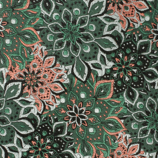 Kaleido Floral Coral Accented Men's Tie Ox and Bull Trading Co. Ties - Paul Malone.com