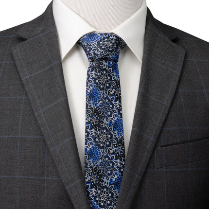 Kaleido Floral Navy Men's Tie Ox and Bull Trading Co. Ties - Paul Malone.com