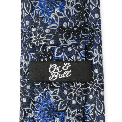 Kaleido Floral Navy Men's Tie Ox and Bull Trading Co. Ties - Paul Malone.com