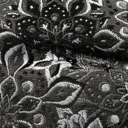 Kaleido Floral Charcoal Men's Bow Tie Cufflinks.com Bowtie - Paul Malone.com