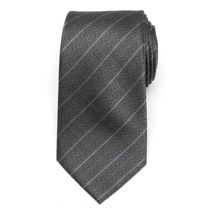 Woven Gray Stripe Men's Tie Ox and Bull Trading Co. Ties - Paul Malone.com