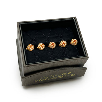 Gold Knot 5-Studs Ox and Bull Trading Co. Studs - Paul Malone.com