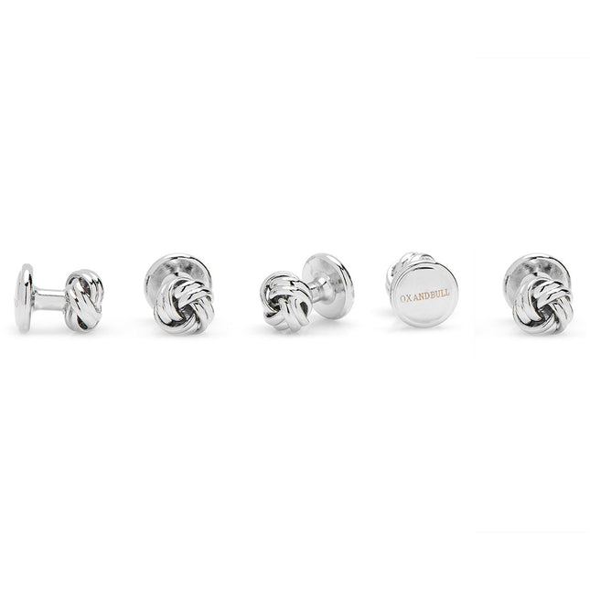 Silver Knot 5-Studs Ox and Bull Trading Co. Studs - Paul Malone.com
