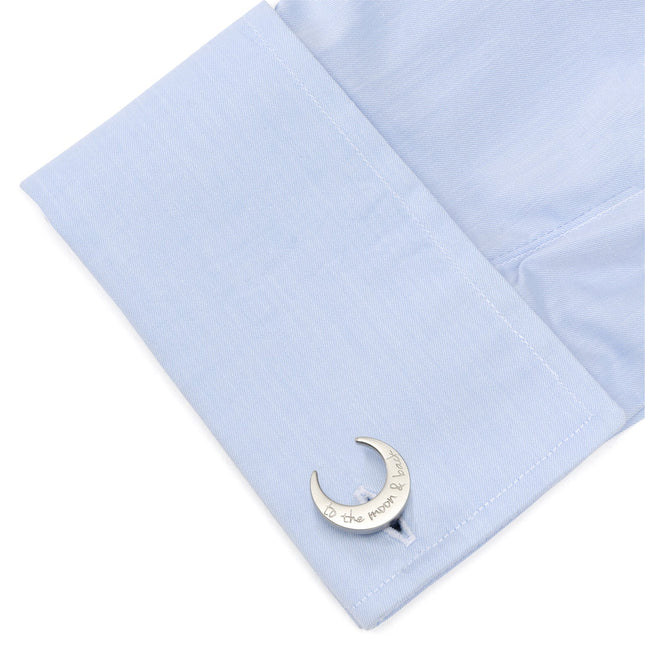 Love You to the Moon and Back Cufflinks Cufflinks.com Cufflinks - Paul Malone.com