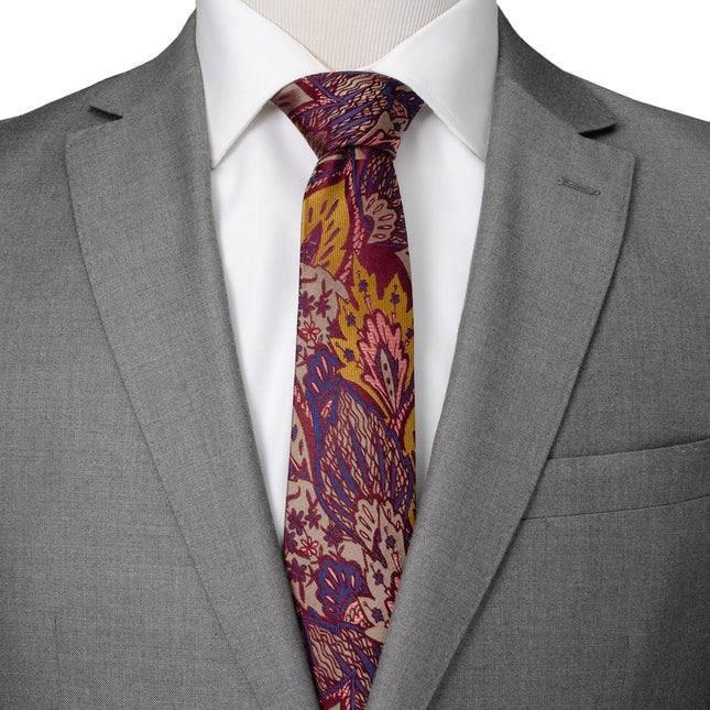 Multi Brown Patterned Men's Tie Ox and Bull Trading Co. Ties - Paul Malone.com