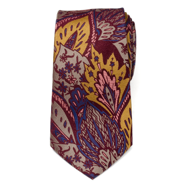 Multi Brown Patterned Men's Tie Ox and Bull Trading Co. Ties - Paul Malone.com