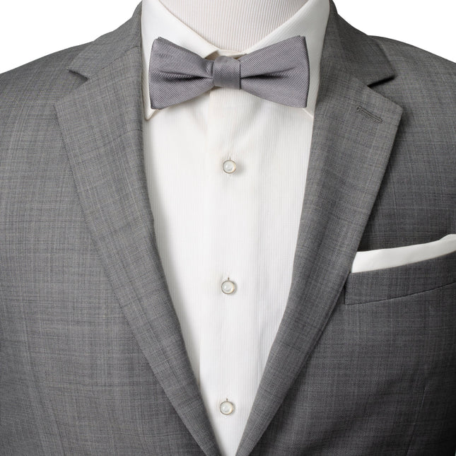 Silver and Mother of Pearl 5-Studs Ox and Bull Trading Co. Studs - Paul Malone.com