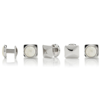 Mosaic Mother of Pearl 5-Stud Set Ox and Bull Trading Co. Stud Set - Paul Malone.com