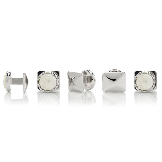 Mosaic Mother of Pearl 5-Stud Set Ox and Bull Trading Co. Stud Set - Paul Malone.com