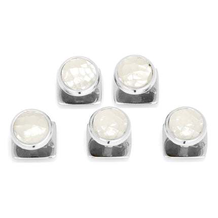 Mosaic Mother of Pearl 5-Studs Ox and Bull Trading Co. Studs - Paul Malone.com