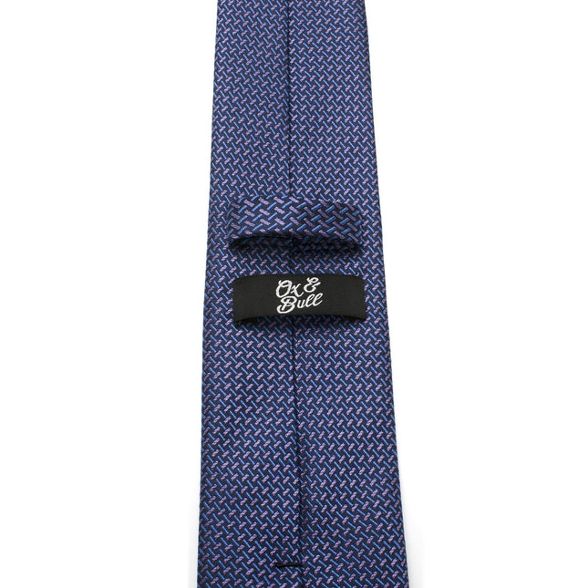 The Mitchell Tie (Iridescent Basketweave Men's Tie) Ox and Bull Trading Co. Ties - Paul Malone.com