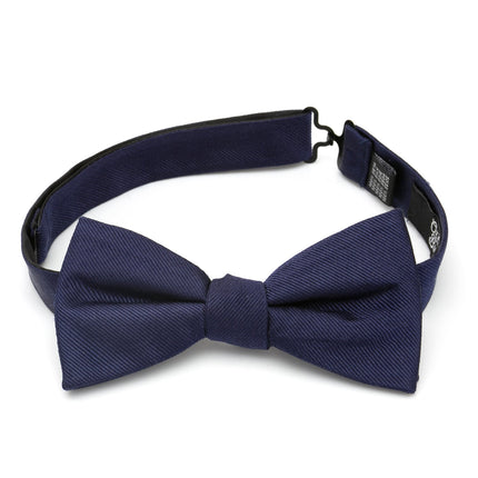 Navy Silk Bow Tie Cufflinks.com Bowtie - Paul Malone.com