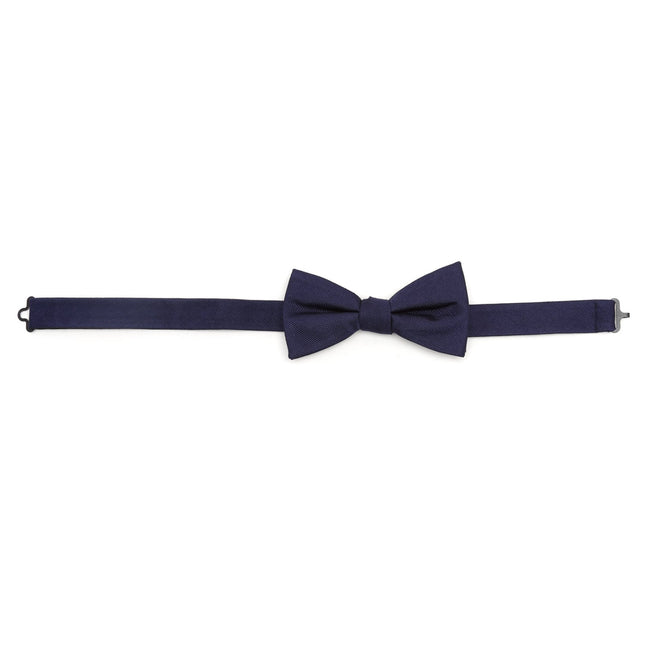 Navy Silk Bow Tie Cufflinks.com Bowtie - Paul Malone.com