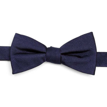 Navy Silk Bow Tie Cufflinks.com Bowtie - Paul Malone.com