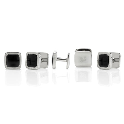 Onyx Cushion Stainless Steel 5-Studs Ox and Bull Trading Co. Studs - Paul Malone.com