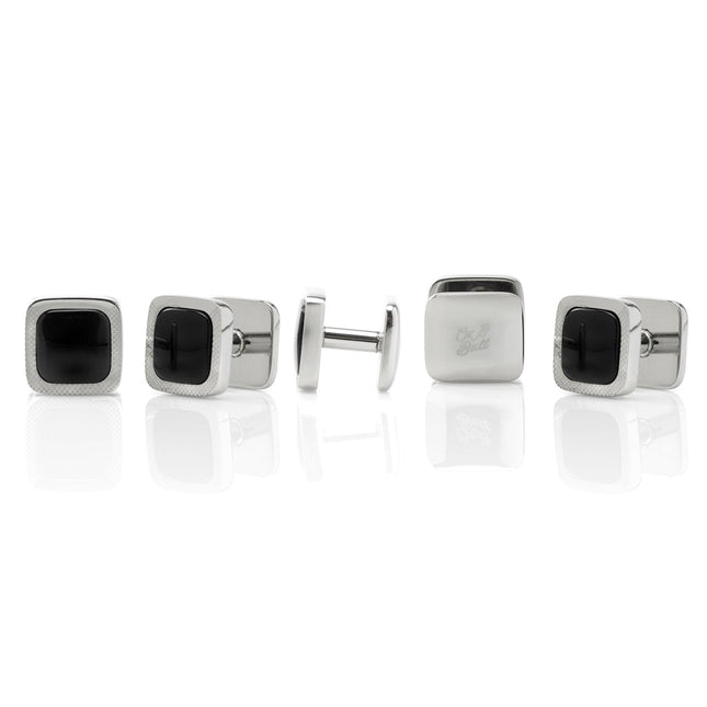 Onyx Cushion Stainless Steel 5-Studs Ox and Bull Trading Co. Studs - Paul Malone.com