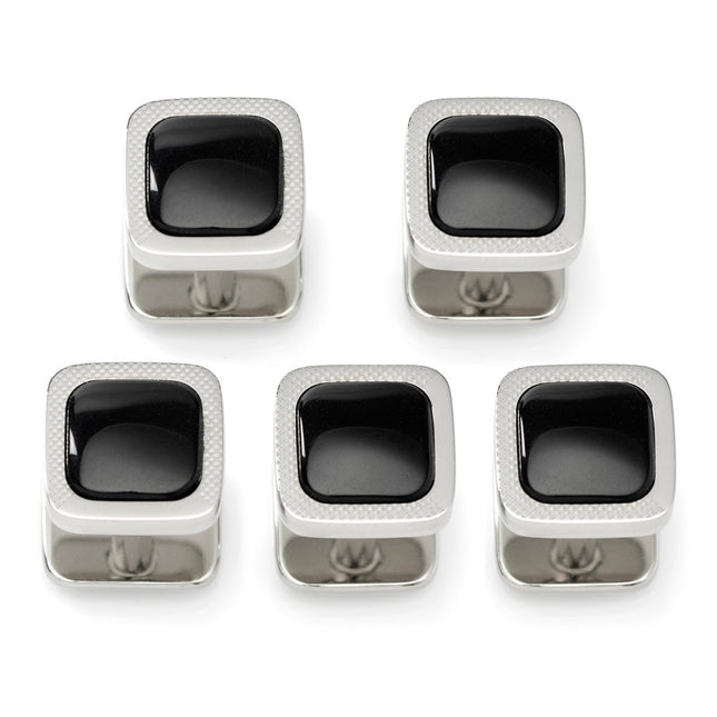 Onyx Cushion Stainless Steel 5-Studs Ox and Bull Trading Co. Studs - Paul Malone.com