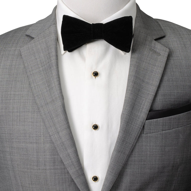 Gold and Onyx 5-Studs Ox and Bull Trading Co. Studs - Paul Malone.com