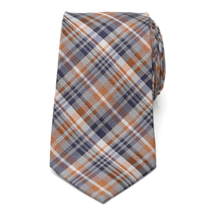 Gray Plaid Men's Tie Ox and Bull Trading Co. Ties - Paul Malone.com