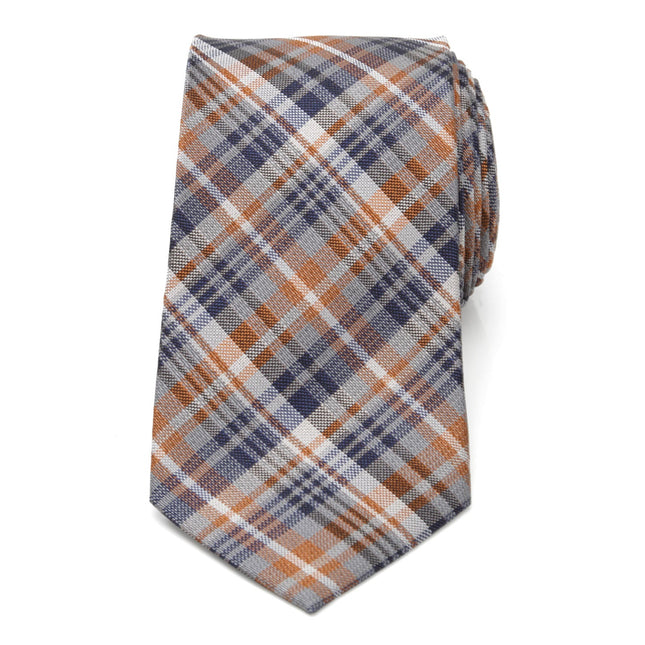 Gray Plaid Men's Tie Ox and Bull Trading Co. Ties - Paul Malone.com