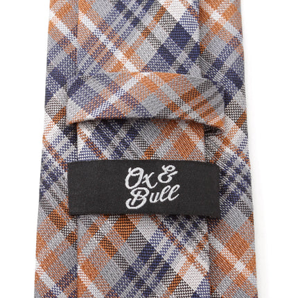 Gray Plaid Men's Tie Ox and Bull Trading Co. Ties - Paul Malone.com