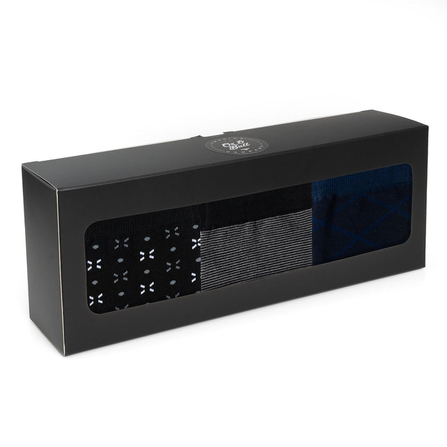 Ox & Bull Patterned Sock Gift Set Cufflinks.com Socks Gift Set - Paul Malone.com