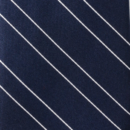 Classic Navy Stripe Men's Tie Ox and Bull Trading Co. Ties - Paul Malone.com