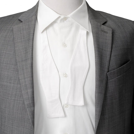 White Silk Self Bow Tie Cufflinks.com Bowtie - Paul Malone.com