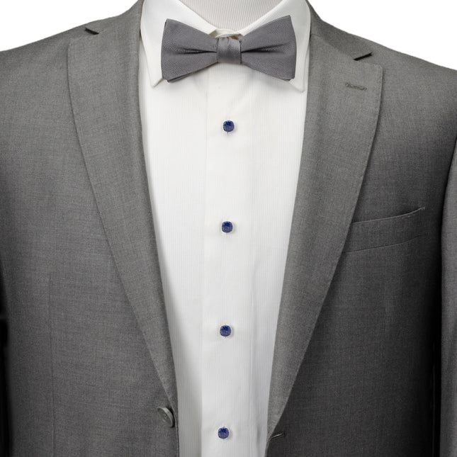 Sterling Silver Classic Formal Lapis 5-Stud Set Ox and Bull Trading Co. Stud Set - Paul Malone.com