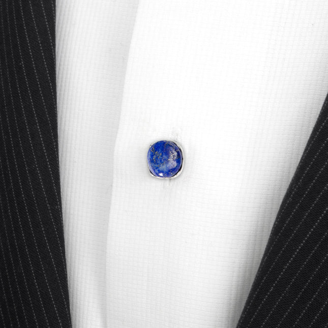 Sterling Silver Classic Formal Lapis 5-Studs Ox and Bull Trading Co. Studs - Paul Malone.com