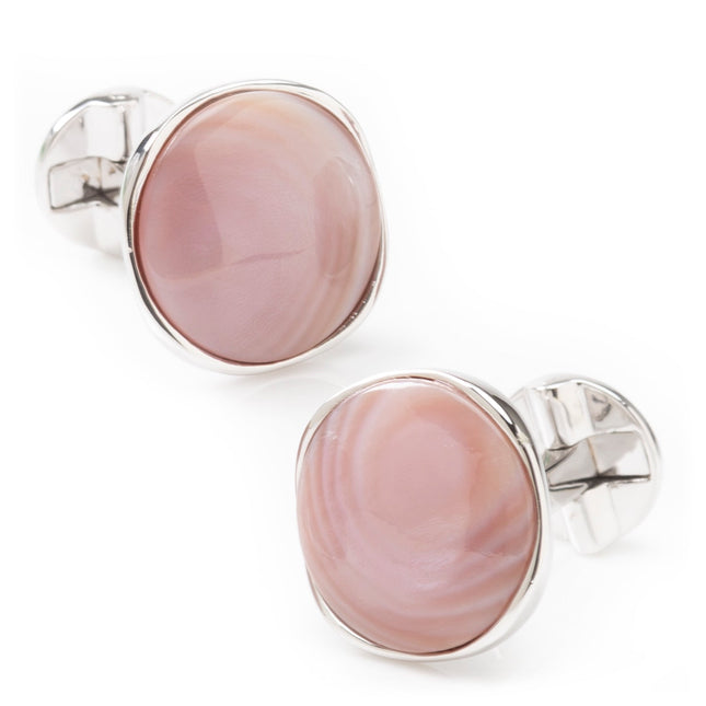 Sterling Silver Classic Formal Pink Mother of Pearl 5-Stud Set Ox and Bull Trading Co. Stud Set - Paul Malone.com